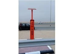 Y Dyluniad Newydd Ffôn Ymyl Ffordd Argyfwng Ar Gyfer Prosiect Priffyrdd Dubai