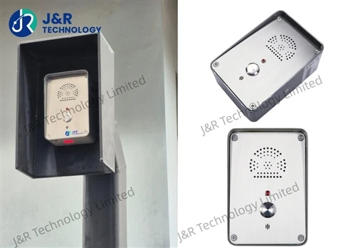 JR304-SC-AL Intercom Argyfwng wedi'i Osod yn Maes Parcio Singapore I Wella Di...